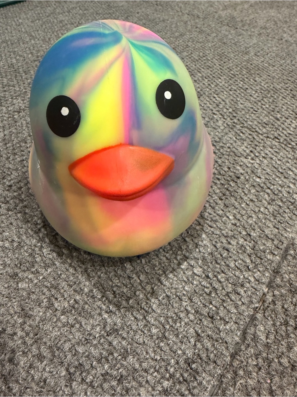 Rainbow Soft Squeezable Duck Toy - Multicolor Tie Dye Target Viral